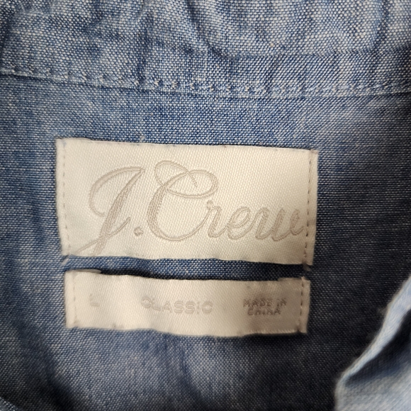 J. Crew Blue Ruffle Dress - Picture 2 of 14